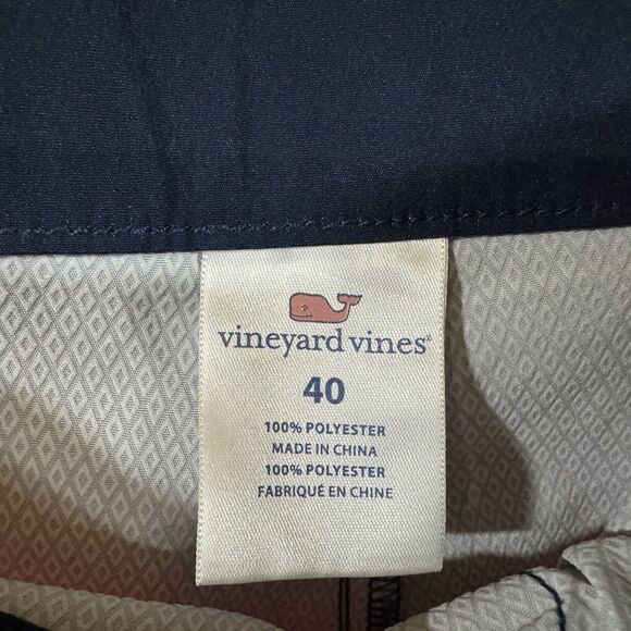 Vineyard Vines Surf Lodge Board Shorts Mens Size 40 Drawstring Hook Loop Closure - Picture 8 of 8